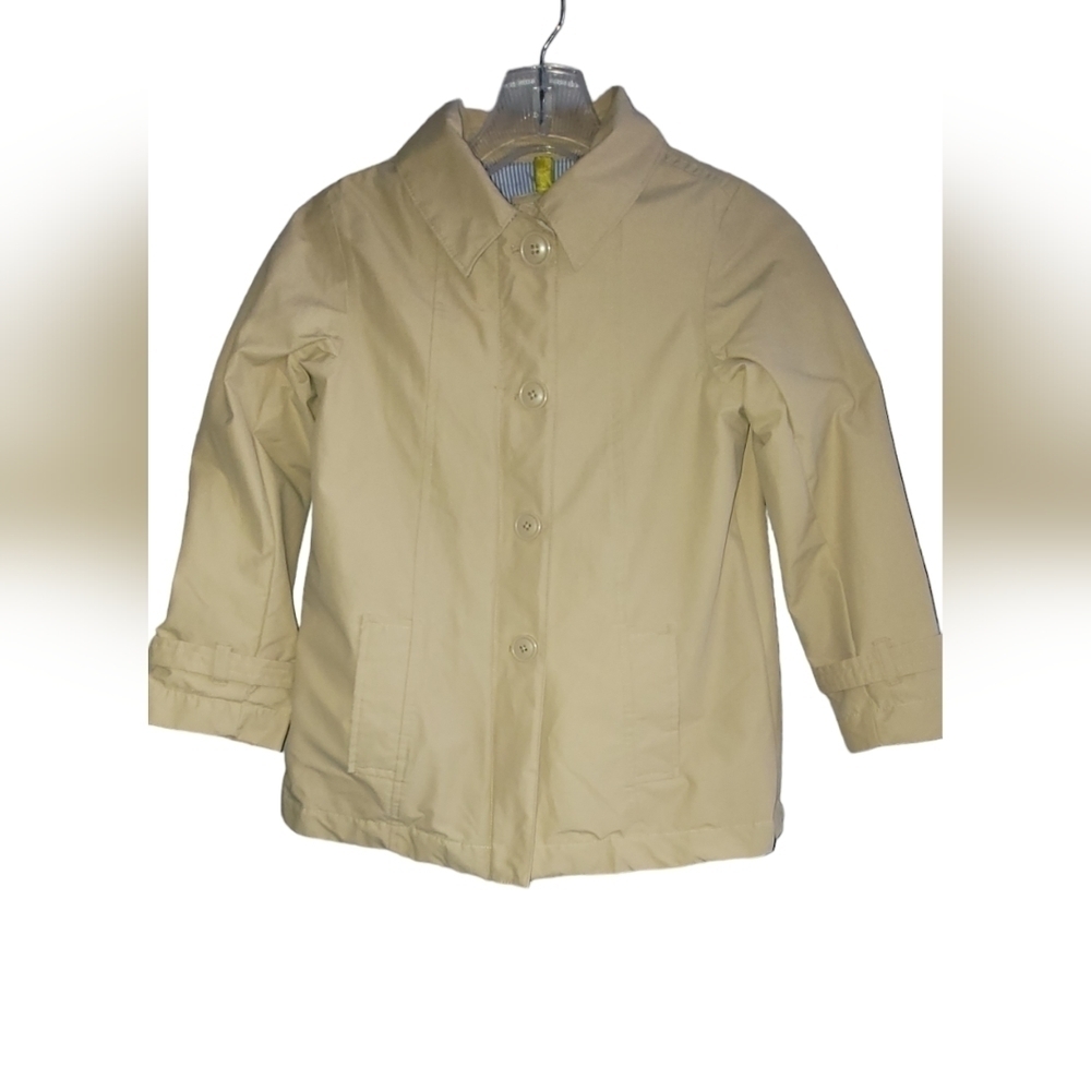 Land's End Kid's Trench Raincoat lined with 3 pockets Unisex